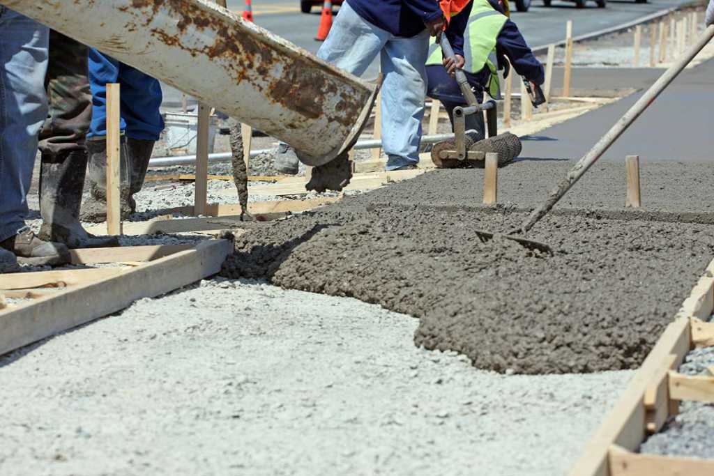 Concrete pumping on a construction site | EasyMix Concrete